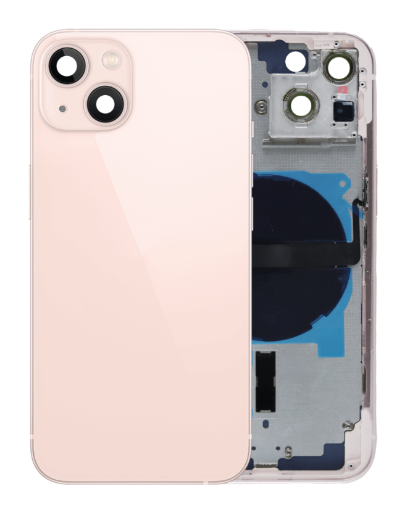 Picture of Back Housing Frame with Small Components Pre-Installed for iPhone 13 - PINK
