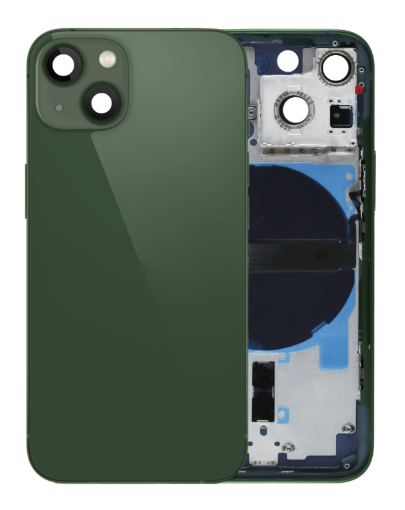 Picture of Back Housing Frame with Small Components Pre-Installed for iPhone 13 Mini - GREEN