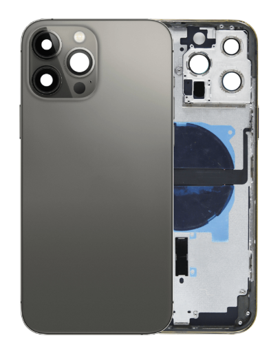 Picture of Back Housing Frame with Small Components Pre-Installed for iPhone 13 Pro Max - GRAPHITE