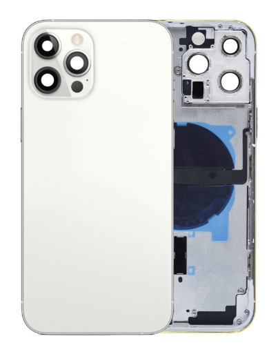 Picture of Back Housing Frame with Small Components Pre-Installed for iPhone 13 Pro Max - SILVER