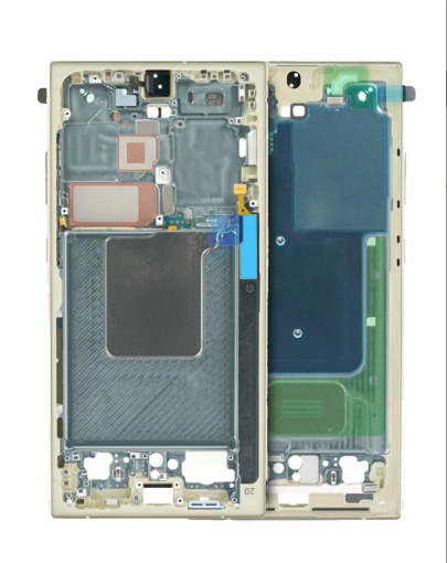 Picture of Middle Frame Housing for Galaxy S24 Ultra - TITANIUM YELLOW