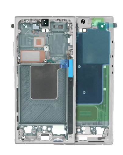Picture of Middle Frame Housing for Galaxy S24 Ultra - TITANIUM GRAY / VIOLET / ORANGE