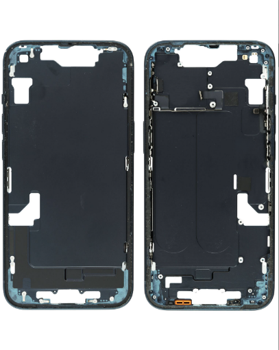 Picture of Middle Frame With Parts for iPhone 14 - BLACK - International Version