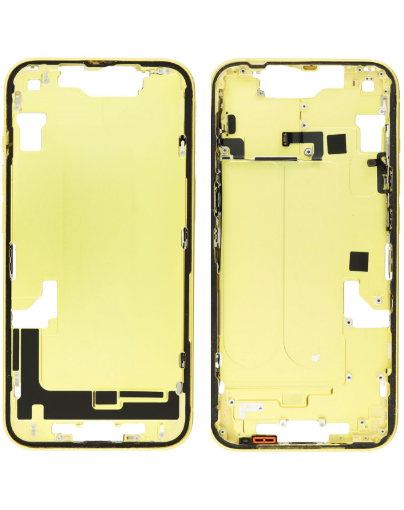 Picture of Middle Frame With Parts for iPhone 14 - YELLOW - International Version