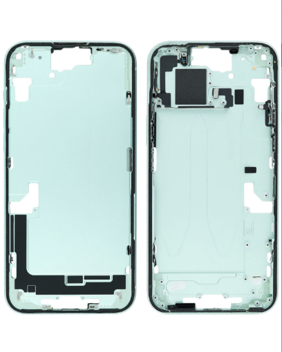 Picture of Middle Frame With Parts for iPhone 15 Plus - GREEN - International Version