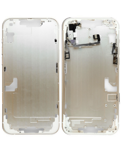 Picture of Middle Frame with Small Parts for iPhone 14 Plus - STARLIGHT - International Version