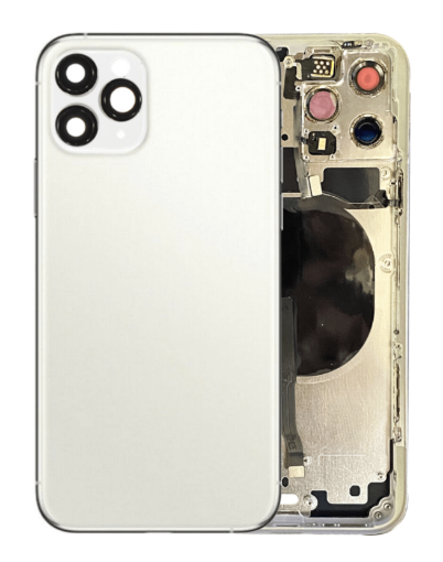 Picture of Back Housing Frame with Small Components Pre-Installed for iPhone 11 Pro - SILVER