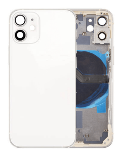 Picture of Back Housing Frame with Small Components Pre-Installed for iPhone 12 Mini - WHITE