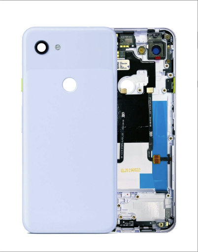 Picture of Housing Frame With Small Components Pre-Installed for Google Pixel 3A XL - BLUE