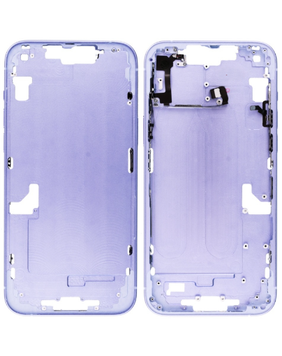 Picture of Middle Frame with Small Parts for iPhone 14 Plus - PURPLE - International Version