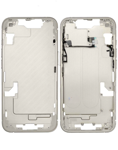 Picture of Middle Frame with Small Parts iPhone 14 - STARLIGHT - US Version