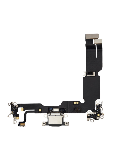 Picture of Charging Port Flex Cable for iPhone 15 Plus - BLACK - Aftermarket