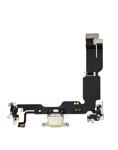 Picture of Charging Port Flex Cable for iPhone 15 Plus - YELLOW - Aftermarket