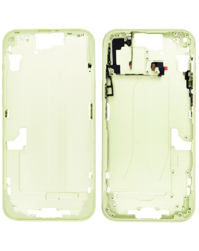 Picture of Middle Frame with Small Parts for iPhone 15 Plus - GREEN - International Version