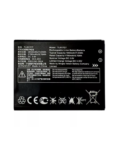 Picture of Replacement Battery for TCL Flip Pro - TLi017C7