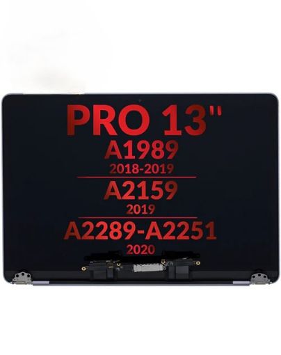 Picture of LCD Assembly (SILVER) (NO LOGO) (Aftermarket) for MacBook Pro 13 (A1989 / Late 2018 / Early 2019) (A2159 / Mid 2019) (A2289 / Mid 2020)