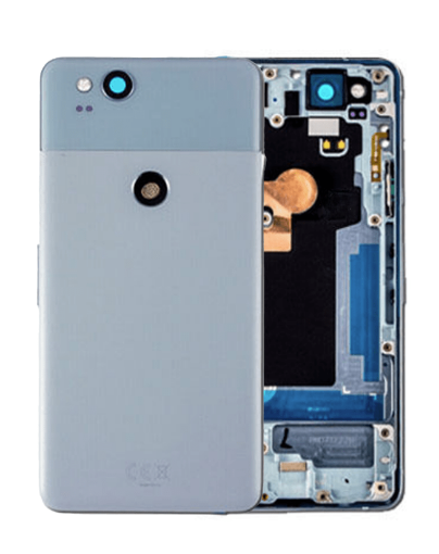 Picture of Housing Frame With Small Components Pre-Installed for Google Pixel 2 - BLUE