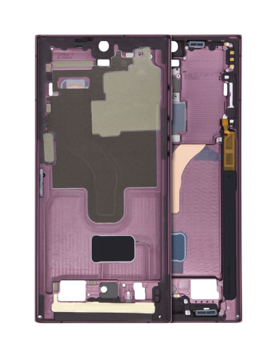 Picture of Middle Frame Housing for Galaxy S22 Ultra 5G - BURGUNDY
