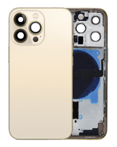 Picture of Back Housing Frame with Small Components Pre-Installed for iPhone 13 Pro - GOLD