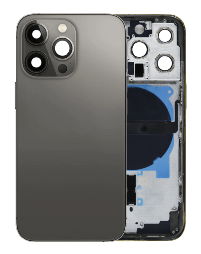 Picture of Back Housing Frame with Small Components Pre-Installed for iPhone 13 Pro - GRAPHITE