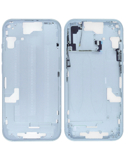 Picture of Middle Frame with Small Parts for iPhone 15 - BLUE - International Version