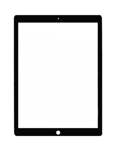 Picture of Digitizer Glass for iPad Pro 12.9 (2nd Gen / 2017) (BLACK) (Aftermarket)