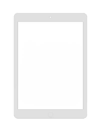 Picture of Quantum+ iPad 5 (2017) / Air 1 Digitizer Assembly (WHITE) (Air 1 Home Button Pre-Installed)