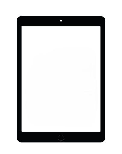 Picture of Quantum+ iPad 5 (2017) / Air 1 Digitizer Assembly (BLACK) (Air 1 Home Button Pre-Installed)