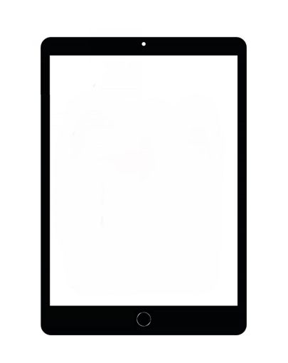 Picture of Quantum+ iPad 7 (2019) / iPad 8 (2020) / iPad 9 (2021) Digitizer Assembly (BLACK) (Home Button Pre-Installed)