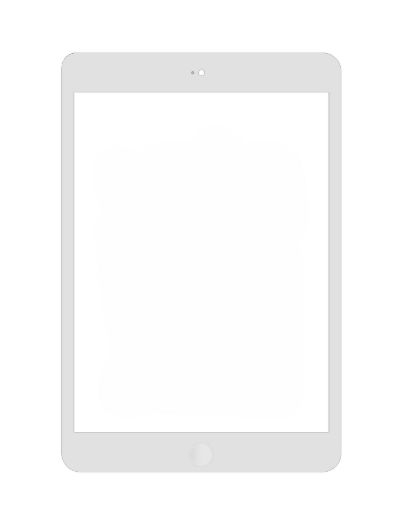 Picture of Quantum+ iPad Mini 1 / Mini 2 Digitizer Assembly (WHITE) (Home Button and IC Chip Pre-Installed)