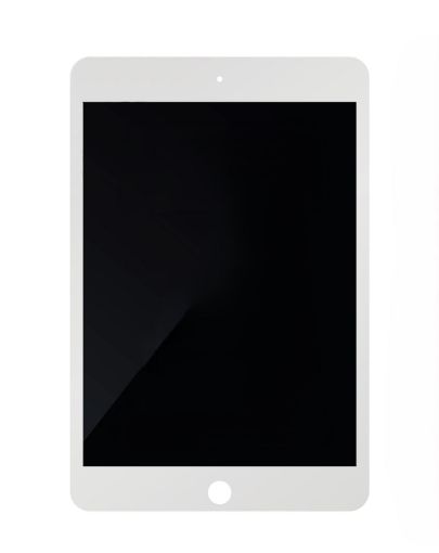 Picture of Quantum+ iPad Mini 4 LCD Assembly (WHITE) (Sleep / Wake Sensor Flex Pre-Installed) (Exclusive LCD Brakage Warranty)