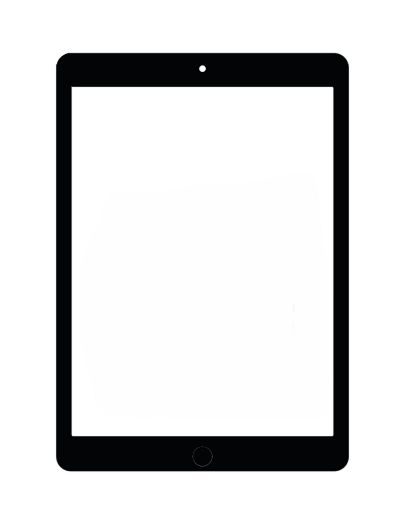 Picture of Standard+ iPad 5 (2017) / Air 1 Digitizer Assembly (BLACK) (Air 1 Home Button Pre-Installed)