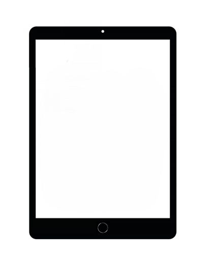 Picture of Standard+ iPad 7 (2019) / iPad 8 (2020) Digitizer Assembly (BLACK) (Home Button Pre-Installed)