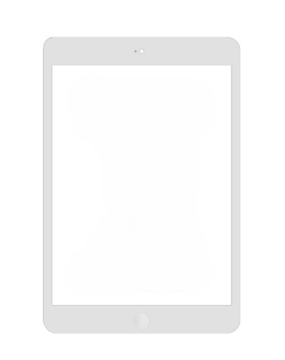 Picture of Standard+ iPad Mini 3 Digitizer Assembly (SILVER) (Home Button and IC Chip Pre-Installed)