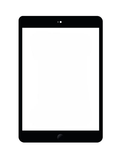 Picture of Standard+ iPad Mini 3 Digitizer Assembly (BLACK) (Home Button and IC Chip Pre-Installed)