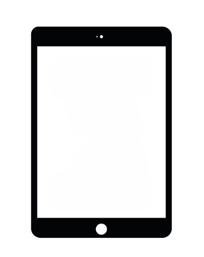 Picture of Standard+ iPad Mini 3 Digitizer Assembly w / IC Chip Connector (BLACK)