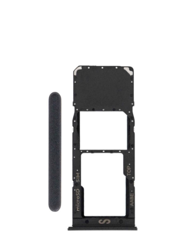 Picture of Single Sim Card Tray for Galaxy A02 (A022 / 2020) (BLACK)