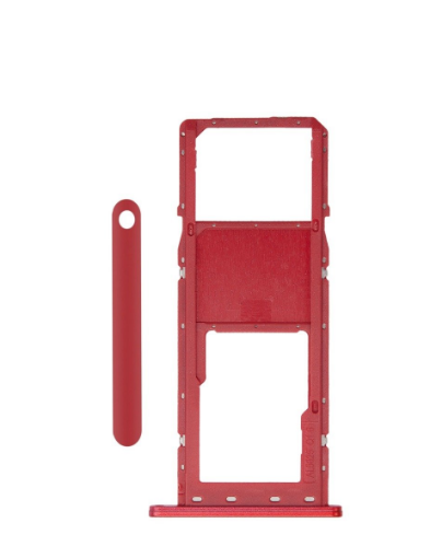 Picture of Single Sim Card Tray for Galaxy A02S (A025 / 2020) / A03 (A035 / 2021) (RED)