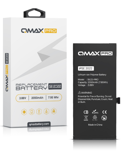 Picture of QMAX Pro Replacement Battery for iPhone SE 2022 (2050 mAH)