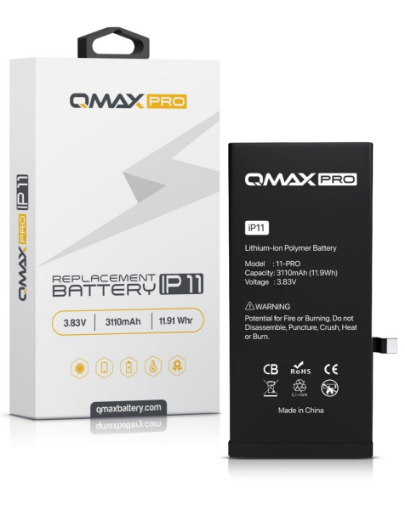 Picture of QMAX Pro Replacement Battery for iPhone 11 (3110 mAH)