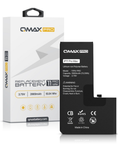 Picture of QMAX Pro Replacement Battery for iPhone 11 Pro Max (3969 mAH)