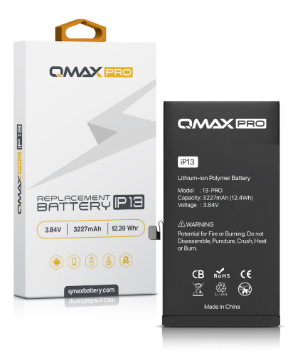 Picture of QMAX Pro Replacement Battery for iPhone 13 (3227 mAH)