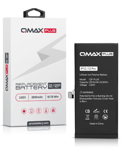 Picture of QMAX Plus Replacement Battery for iPhone 12 / 12 Pro