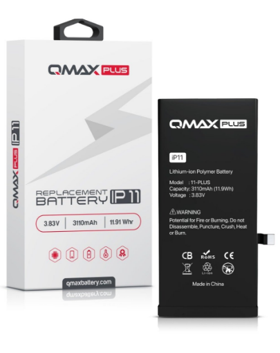 Picture of QMAX Plus Replacement Battery for iPhone 11 (3110 mAH)