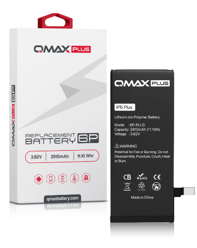 Picture of QMAX Plus Replacement Battery for iPhone 6 Plus (2915 mAH)