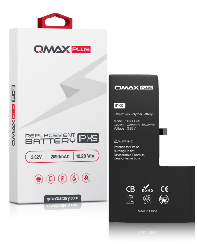 Picture of QMAX Plus Replacement Battery for iPhone XS (2660 mAH)