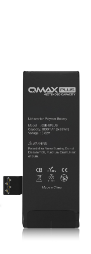 Picture of QMAX Plus Extended Capacity Replacement Battery for iPhone 5SE (1800 mAH)