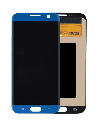 Picture of OLED Assembly without Frame for Galaxy S7 Edge (G935) (CORAL BLUE) (Premium)
