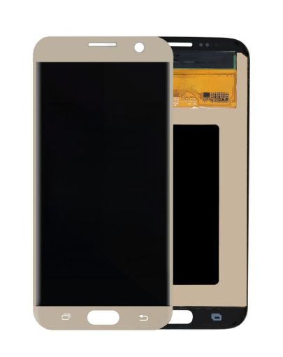 Picture of OLED Assembly without Frame for Galaxy S7 Edge (G935) (GOLD) (Premium)