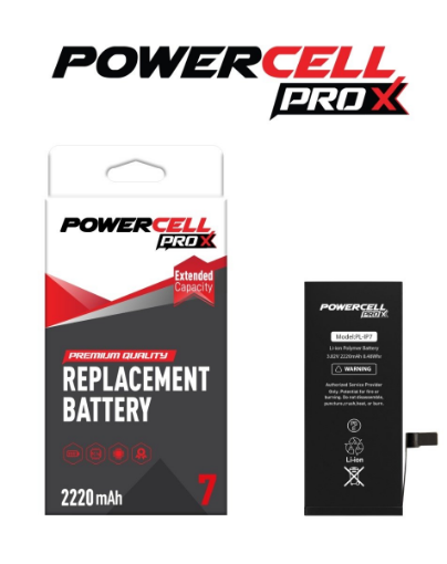 Picture of POWERCELL PRO Extended Capacity Replacement Battery for iPhone 7 (2220 mAH)